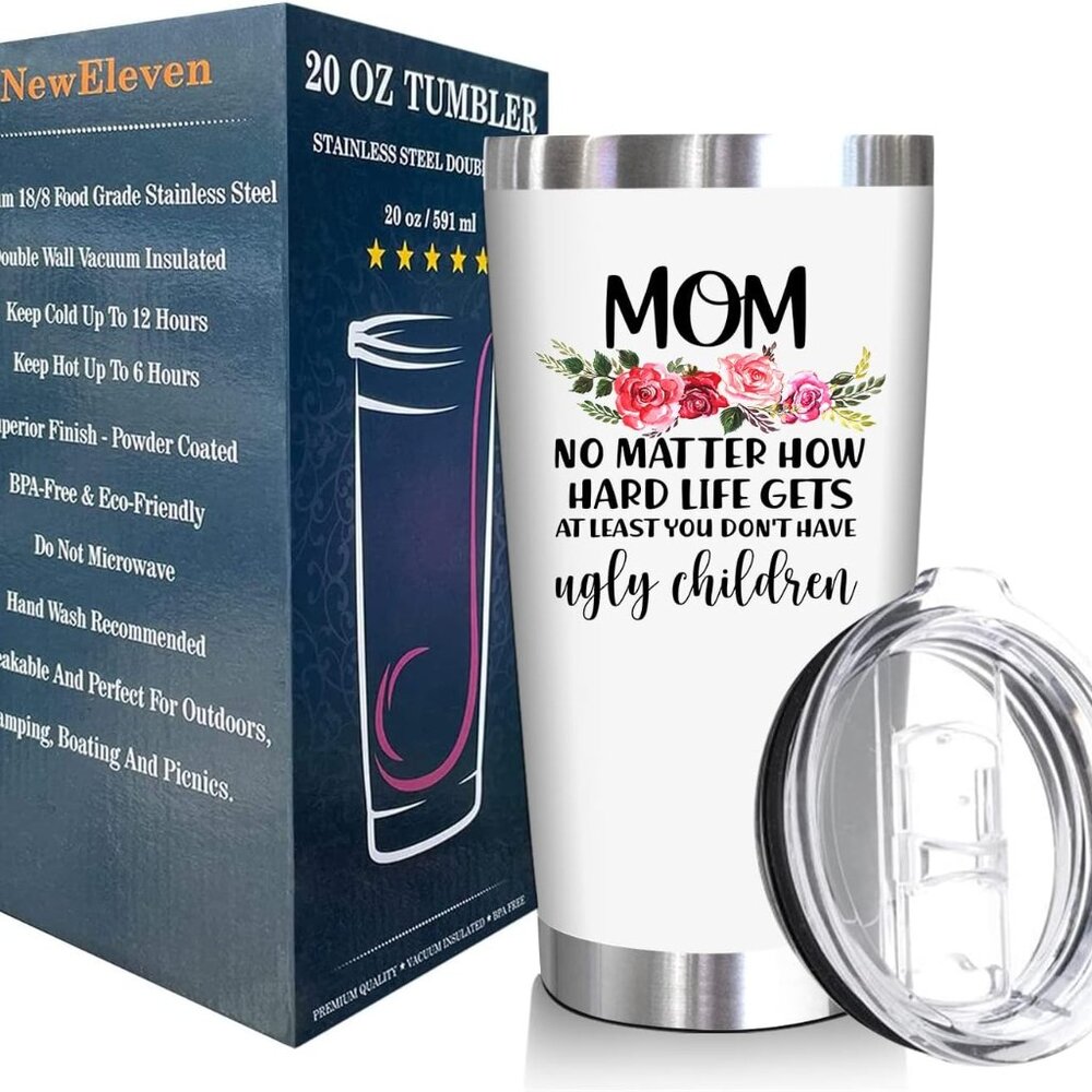 20 Oz FunTumbler For Mom